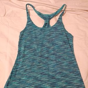 Blue/green multi colored sports tank by Avia size